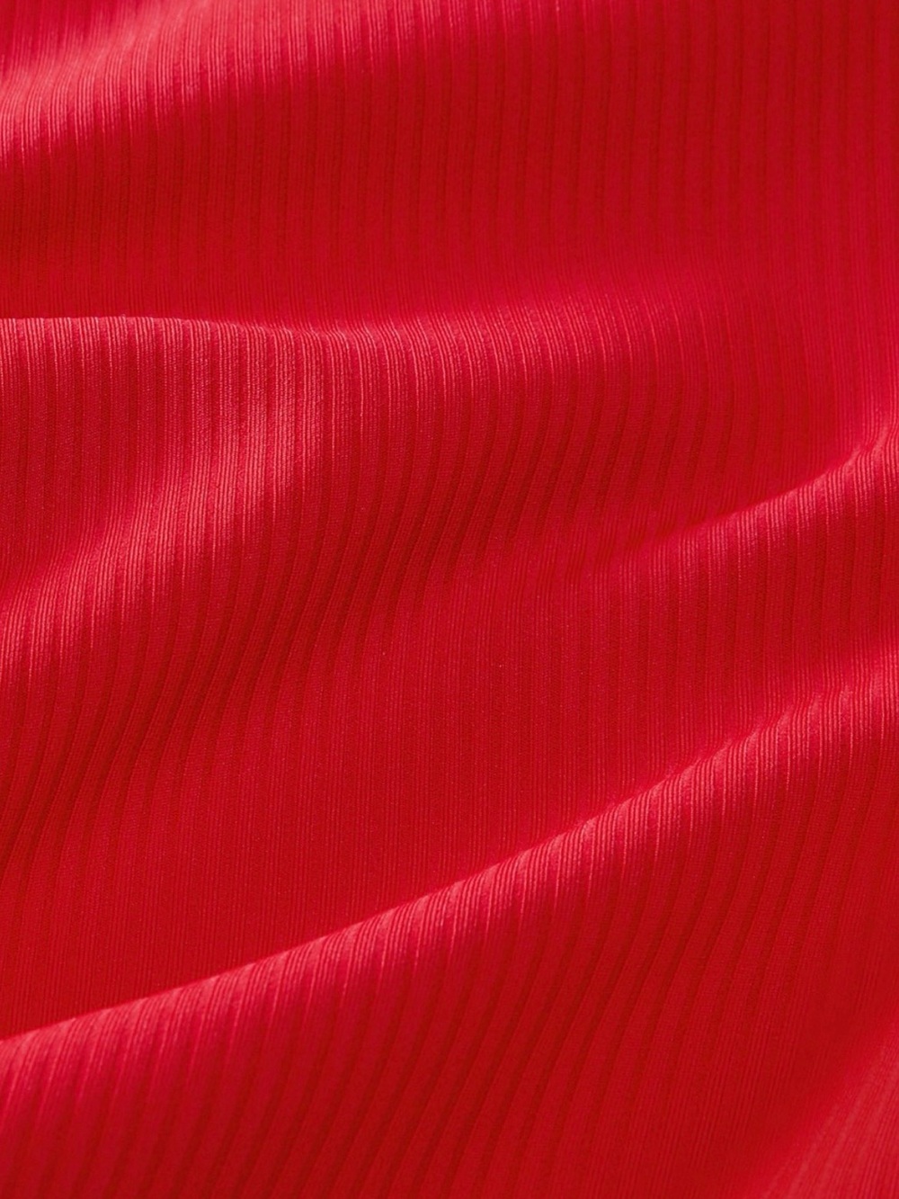 Fabletics Oasis Red Rib Twist Built- In Bra Tank - Picture 4 of 4